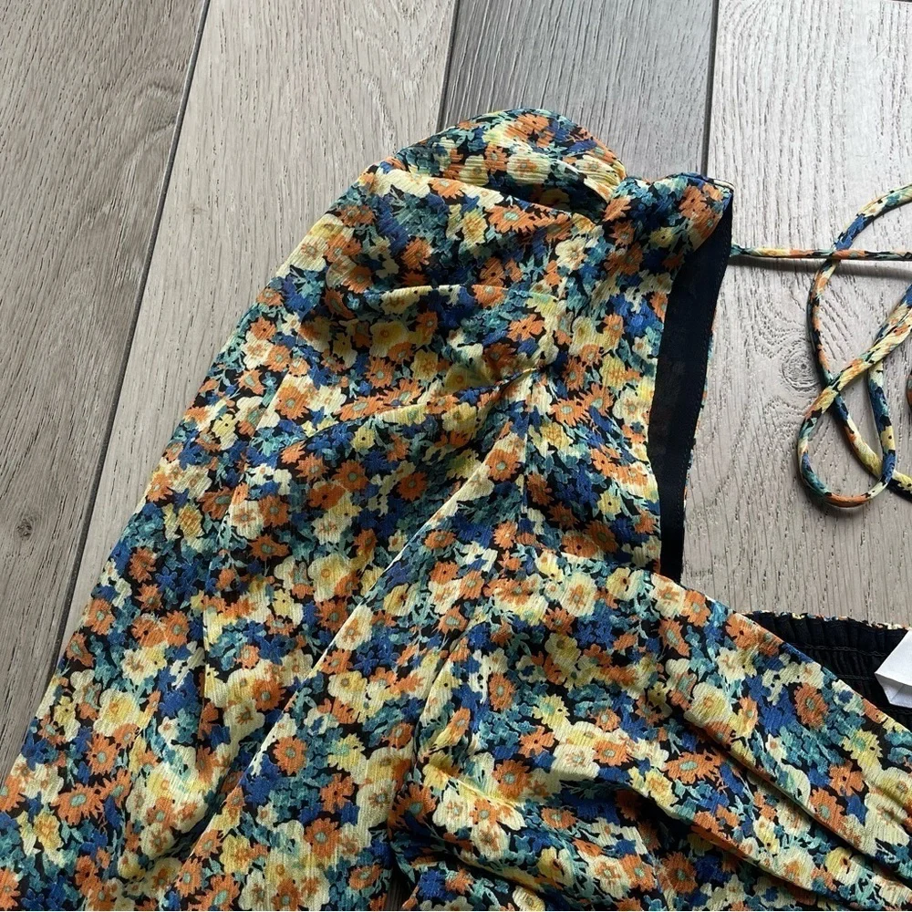 Floral Puff Sleeve Top